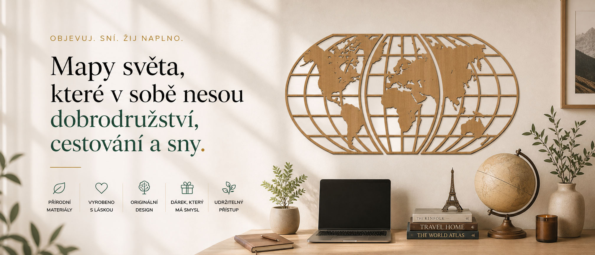 Drevene mapy sveta